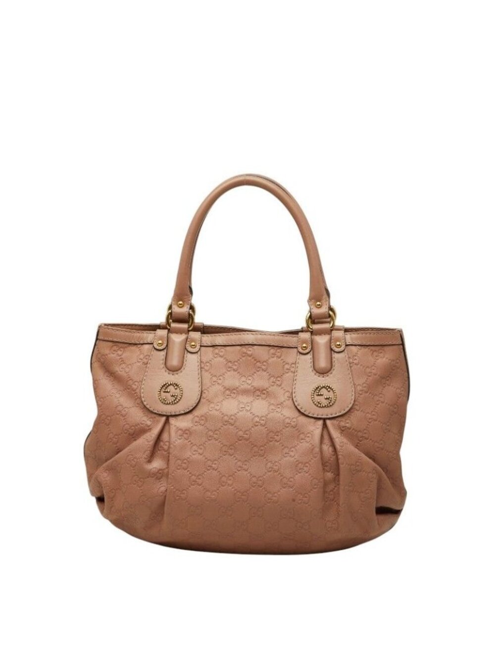 Gucci Guccissima Scarlet Tote Pink Leather